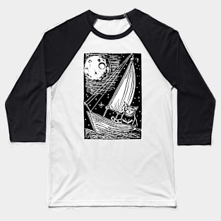 Sailing cat Baseball T-Shirt
